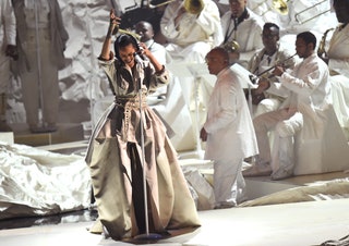 Рианна в Alexandre Vauthier Couture.