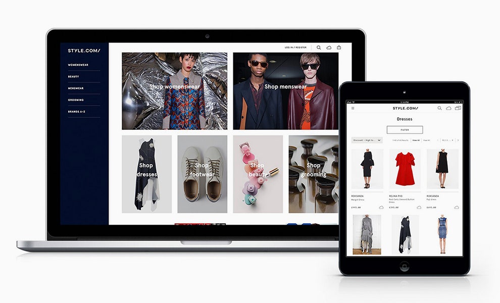 Style.com заработал интернетмагазин класса люкс открывается по старому адресу | Vogue