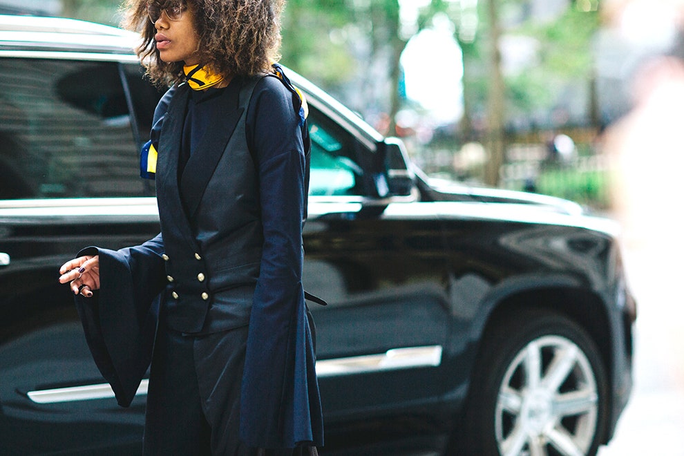 Неделя моды в НьюЙорке летние образы на стритстайлфото | Vogue