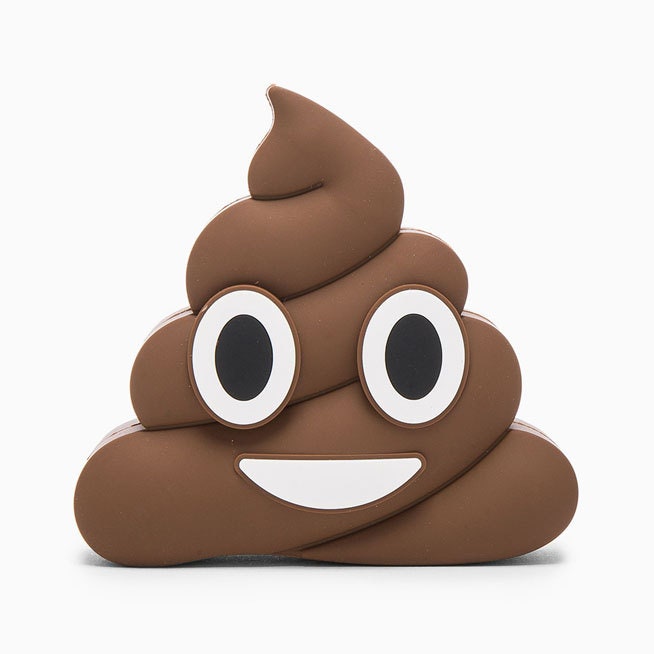 Портативное зарядное устройство Poop Face