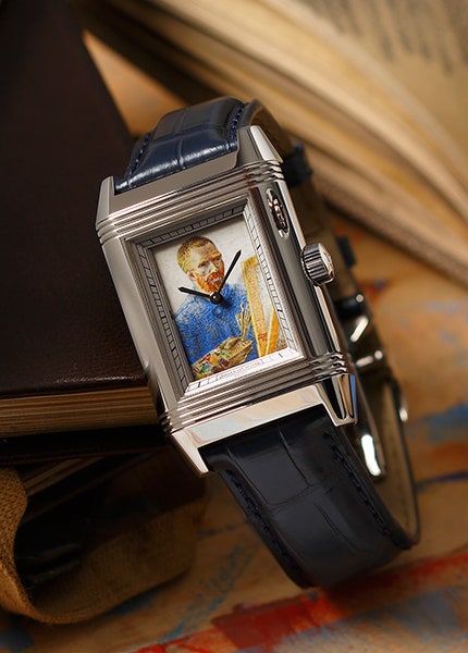 Часы JaegerLeCoultre Reverso с автопортретом Ван Гога | Vogue