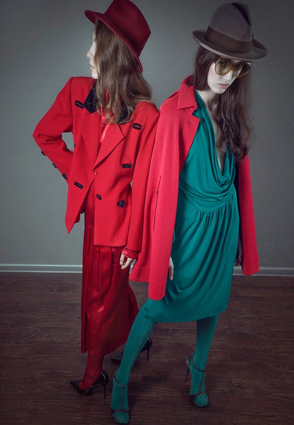 Винтажная одежда из магазина Peremotka в современных образах навеянных модными показами | Vogue