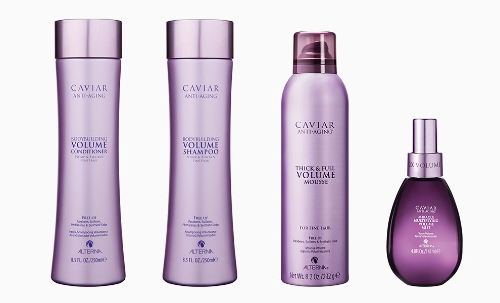 Alterna линия средств Caviar AntiAging Volume для уплотнения волос и придания объема | Vogue