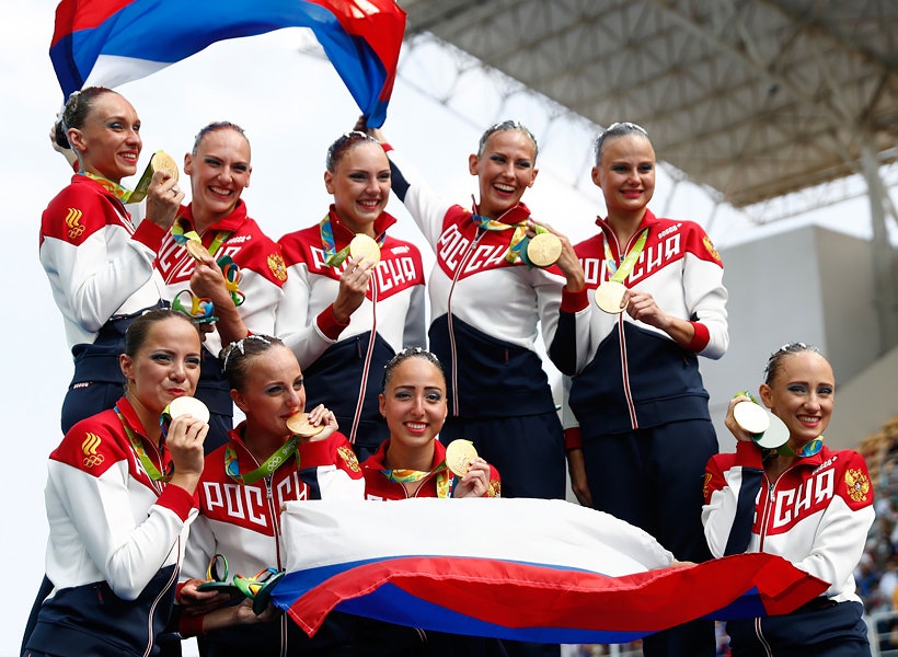 Самые красивые костюмы синхронисток на Олимпиаде в РиодеЖанейро | Vogue