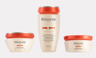 Гамма Krastase для очень сухих волос питательная маска  восстанавливающее молочко  несмываемый кремуход .