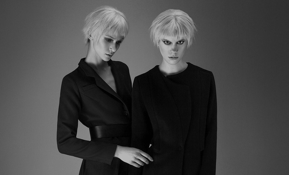 Очарованные черным тандем стилистов Sebastian и марки Erica Zaionts