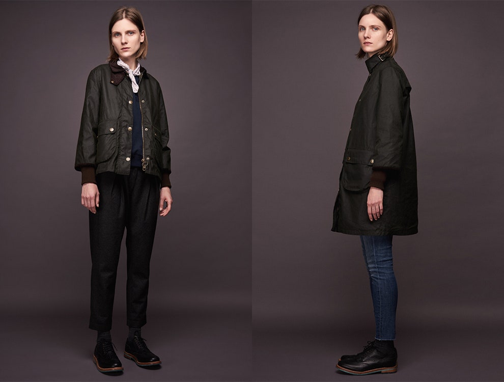 Вощеные куртки Barbour капсульная коллекция вдохновленная стилем Франсуазы Арди | Vogue