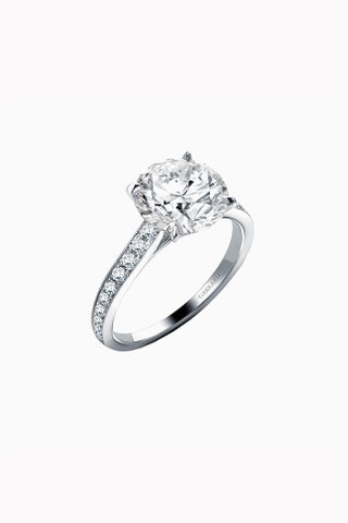 Помолвочное кольцо Garrard Cherish с бриллиантами.