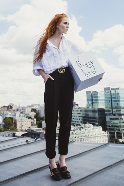Бранч Vogue на крыше «Цветного» запуск аромата Comme des Garçons Grace by Grace Coddington | Vogue