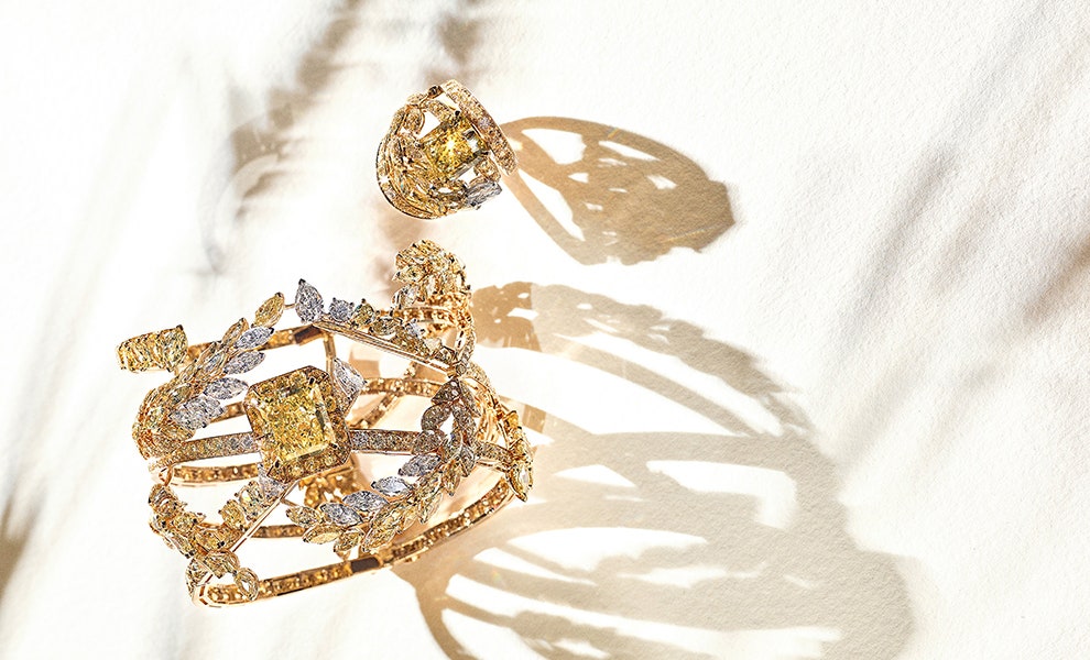 Коллекция украшений Les Blés de Chanel золотые колосья с бриллиантами | Vogue