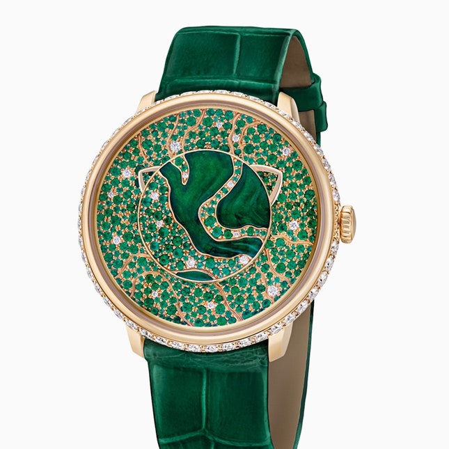 Новые часы Fabergé с замбийскими изумрудами