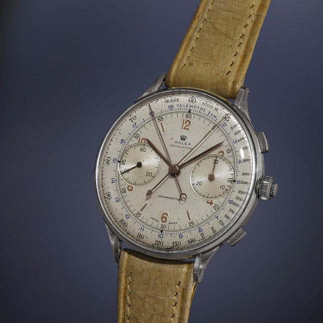 Хронограф Rolex 1942 года ушел с молотка за баснословную сумму