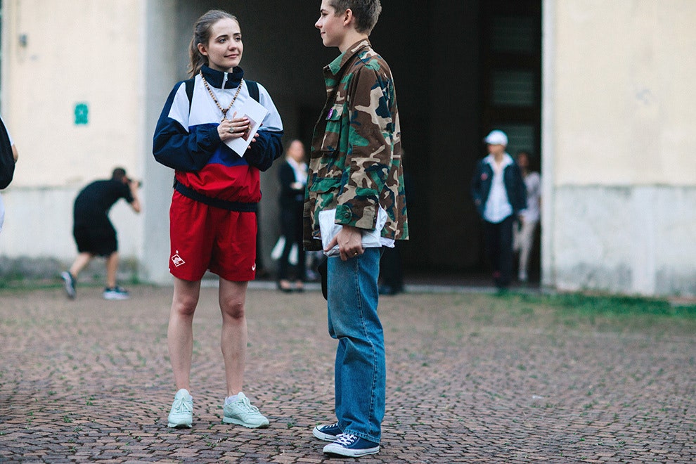 Показ коллекции Гоши Рубчинского на Pitti Uomo фото гостей мероприятия | Vogue