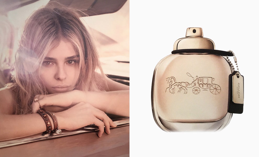 Аромат Coach The Fragrance фото Хлои Морец из рекламной кампании | Vogue