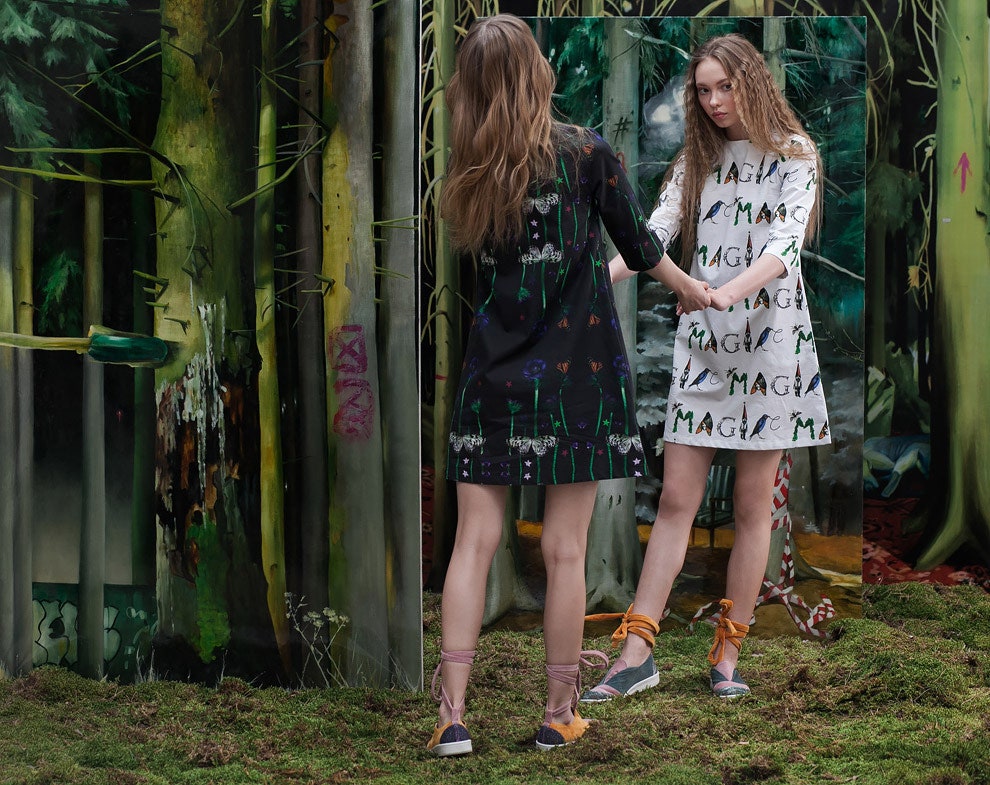 Коллекция Les' Sisters of the woods лукбук марки Леси Парамоновой | Vogue
