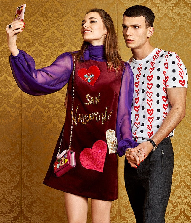 Dolce  Gabbana коллекция San Valentino ко Дню всех влюбленных | Vogue