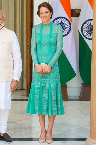 В платье Temperley London на встрече с премьерминистром Индии.