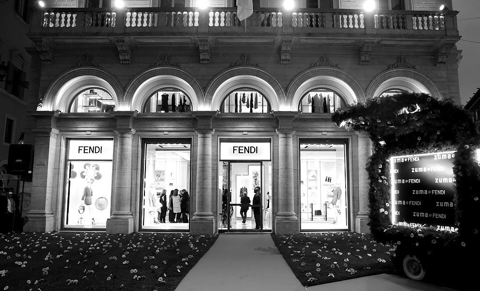 Гости открытия Palazzo Fendi в Риме