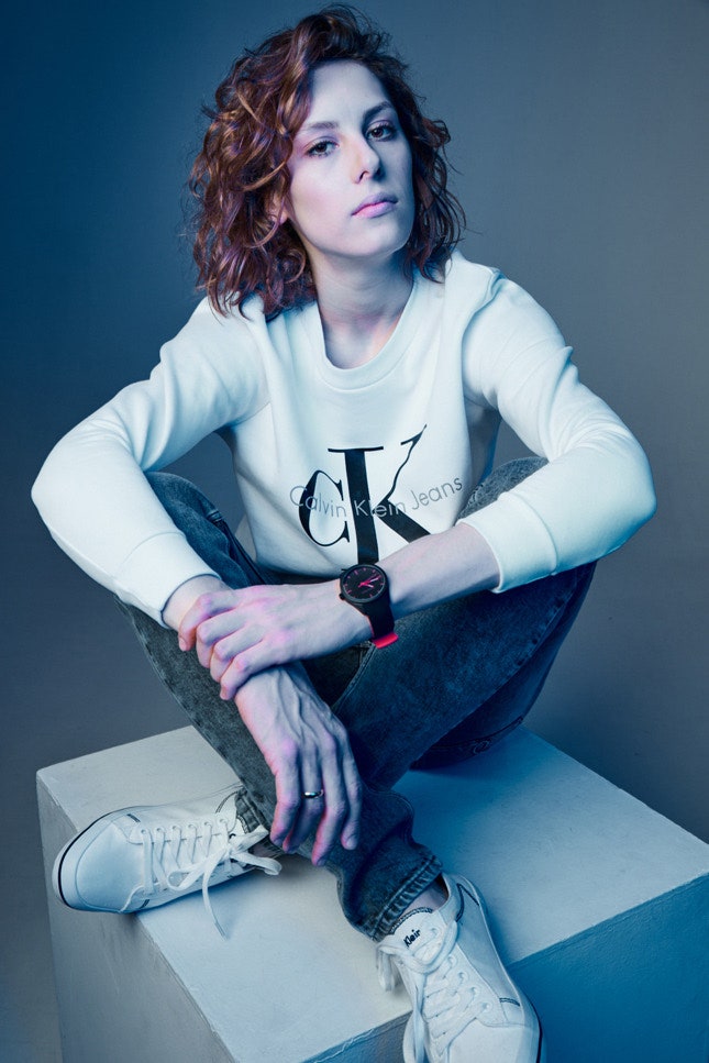 Ирина Горбачева съемка для Calvin Klein Jeans к открытию popupмагазина в «Цветном» | Vogue