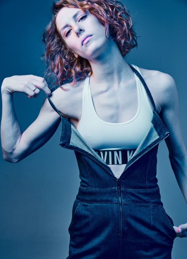 Ирина Горбачева съемка для Calvin Klein Jeans к открытию popupмагазина в «Цветном» | Vogue