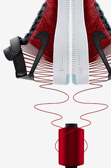 Кроссовки Nike Air Force 1 Ultra Flyknit легкая дышащая модель сплетенная из одной нити | Vogue