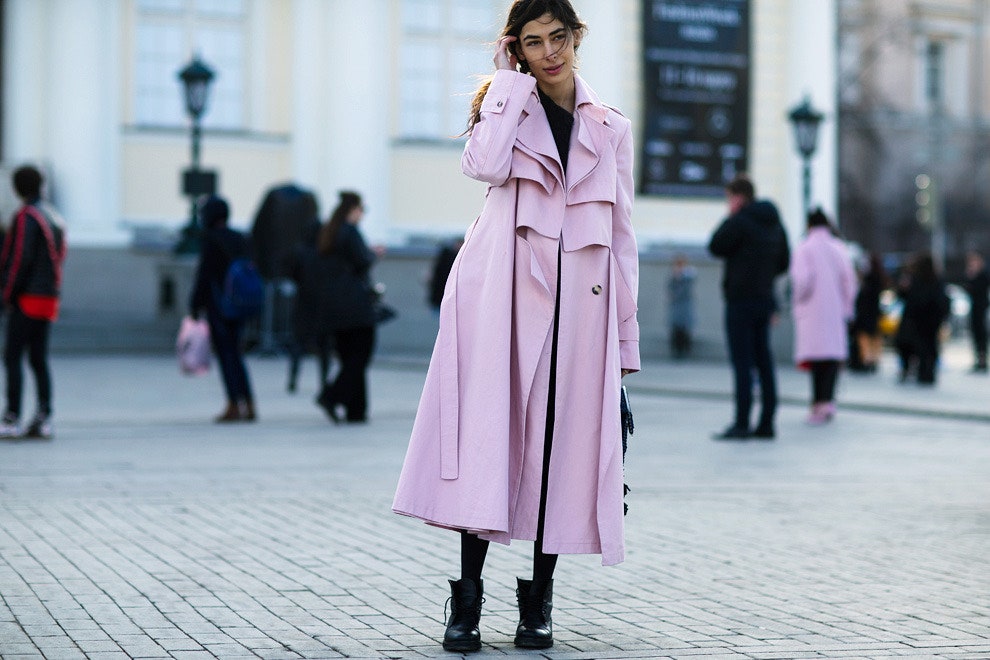Streetstyle на Неделе моды MercedesBenz в Москве