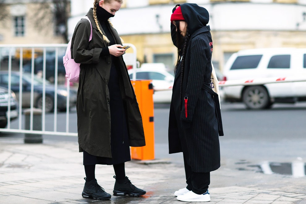 Streetstyle на Неделе моды MercedesBenz в Москве