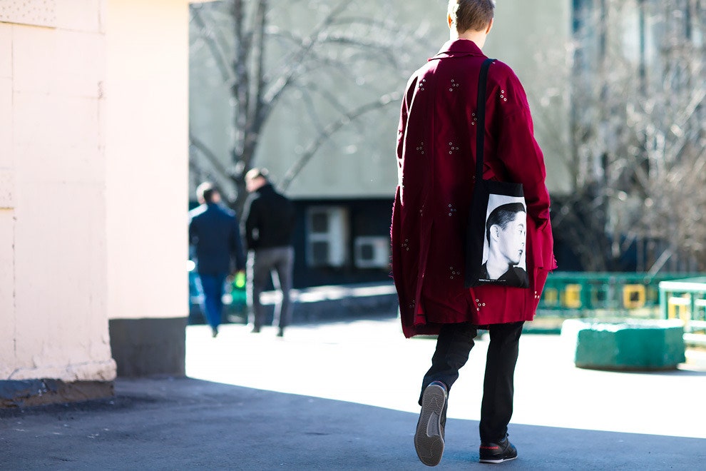 Streetstyle на Неделе моды MercedesBenz в Москве