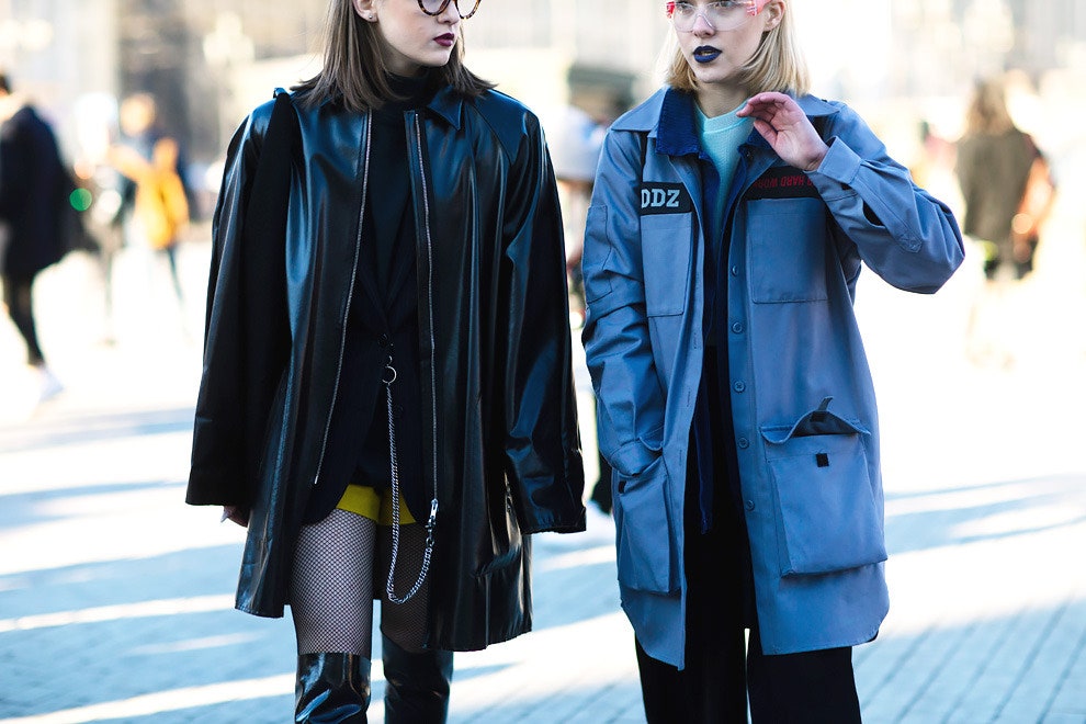 Streetstyle на Неделе моды MercedesBenz в Москве