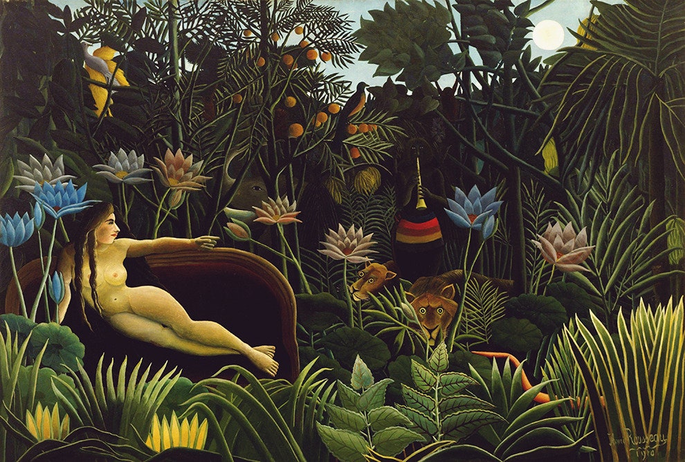 Выставка Анри Руссо в музее д'Орсе в Париже тропические пейзажи известного примитивиста | Vogue