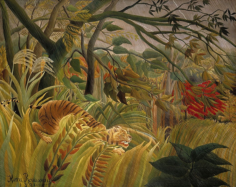 Выставка Анри Руссо в музее д'Орсе в Париже тропические пейзажи известного примитивиста | Vogue