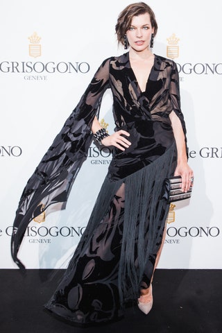 Милла Йовович в Elie Saab.