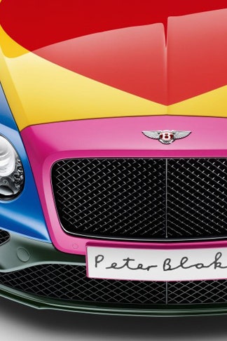 Bentley в стиле попарт работы Питера Блейка уйдет с молотка в поддержку фонда Care2Save | Vogue
