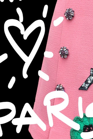 Коллекция Dolce  Gabbana Paris I Love You одежда и аксессуары в цветах французского флага | Vogue