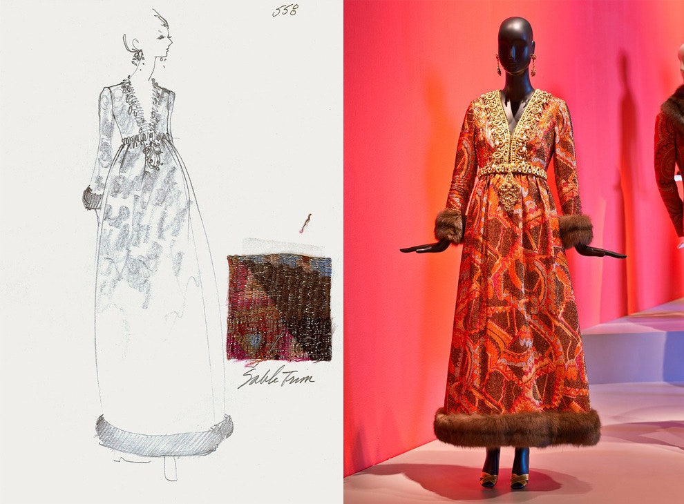 Выставка работ Оскара де ла Ренты в Музее де Янга в СанФранциско | Vogue