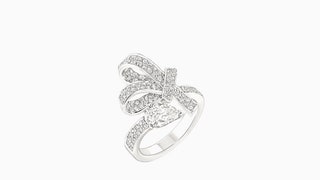Chanel помолвочные кольца  фото украшений с бантами и перьями