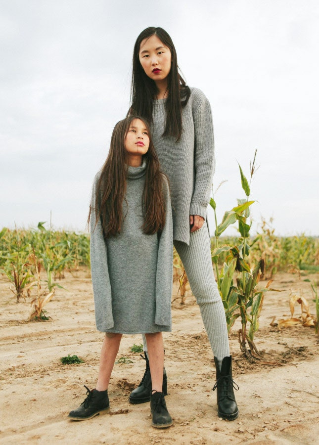 Модные сестры — старшая и младшая — в новой съемке Алены Чендлер