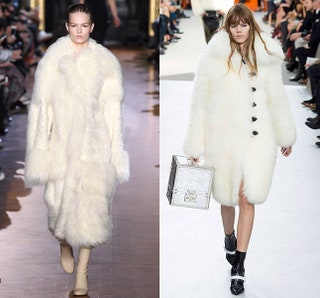 Слева — Stella McCartney справа — Louis Vuitton.