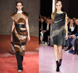 Слева — Marni справа — Christian Dior.