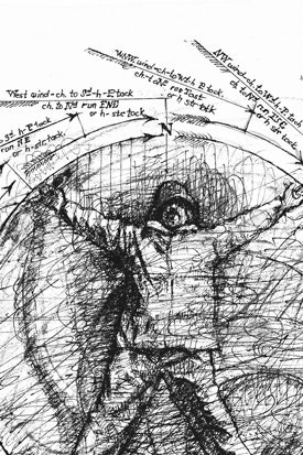 Выставка работ Александра Пономарева «Ветрувианский человек» в Пушкинском музее | Vogue