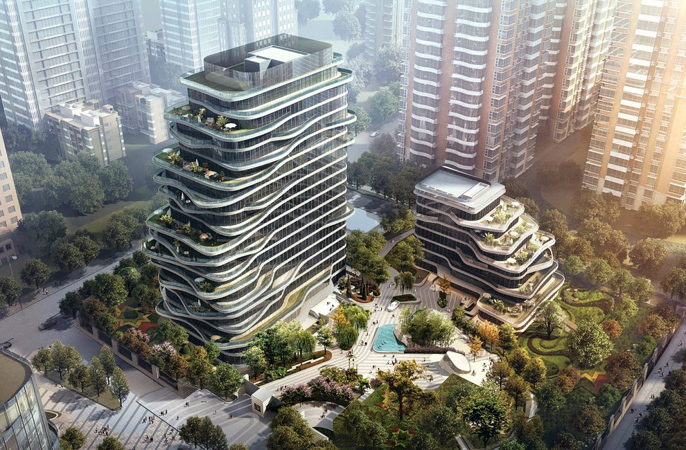 Экологичные небоскребы Giorgio Armani в Пекине