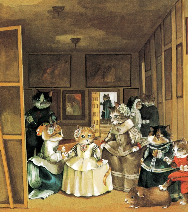 Книга репродукций Cats Galore A Compendium of Cultured Cats кошки в шедеврах живописи | Vogue