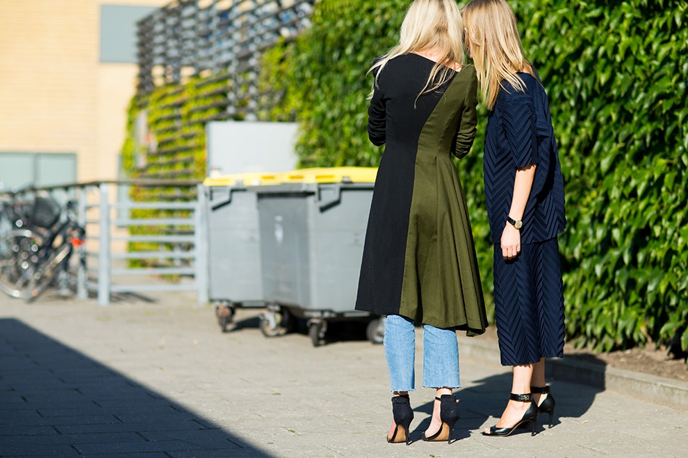Streetstyle на Неделе моды в Копенгагене