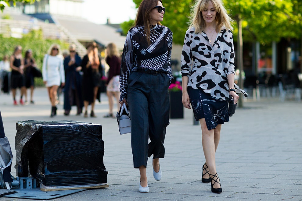 Streetstyle на Неделе моды в Копенгагене