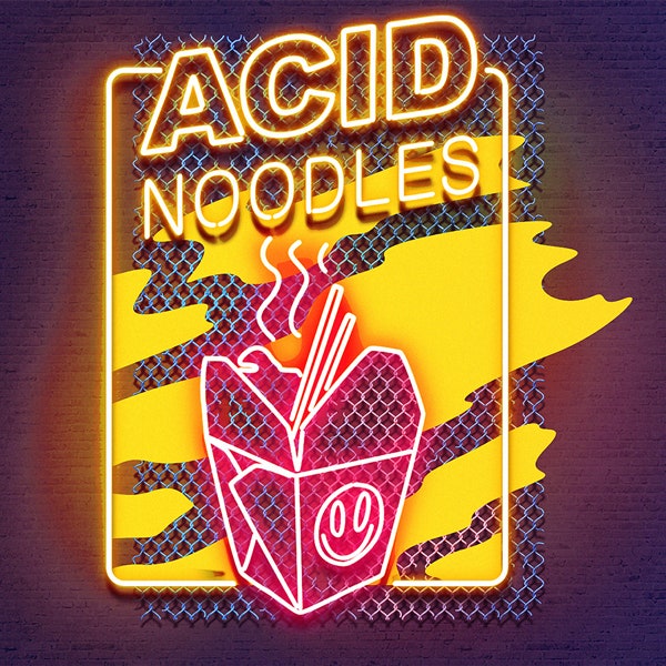 Интерактивная выставка Acid Noodles в «Цветном»
