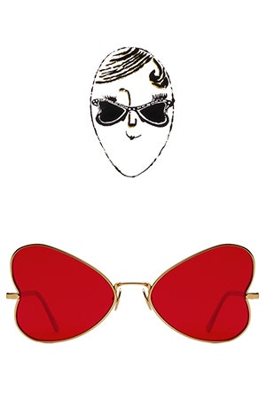 Энди Уорхол солнцезащитные очки от Retrosuperfuture созданные по иллюстрациям художника | Vogue