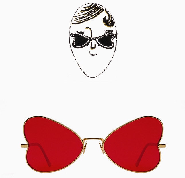 Энди Уорхол солнцезащитные очки от Retrosuperfuture созданные по иллюстрациям художника | Vogue