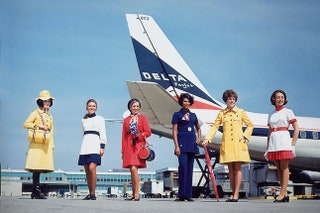 Униформа Delta Air Lines 19701973.