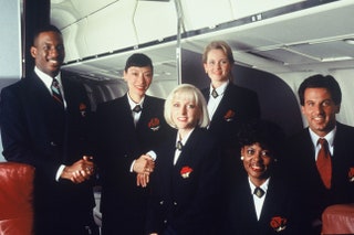 Униформа Delta Air Lines 1991.