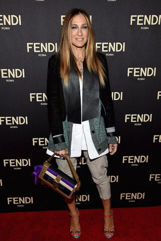 В Fendi на вечеринке в честь открытия флагманского бутика марки в НьюЙорке.